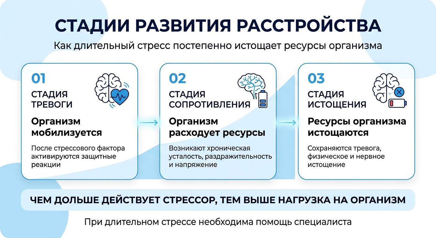 Лечение стресса в Буинске инфографика